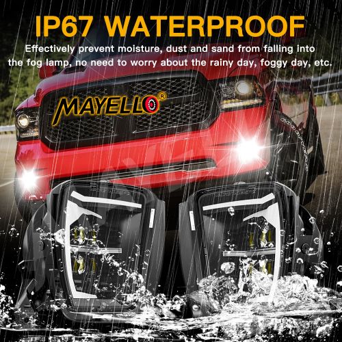 Bumper DRL LED Fog Lights Lamps For Dodge Ram 1500 2013 2014 2015 2016 2017 2018, US $95.99, image 6