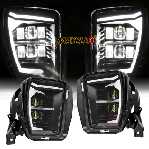 Bumper DRL LED Fog Lights Lamps For Dodge Ram 1500 2013 2014 2015 2016 2017 2018, US $95.99, image 9
