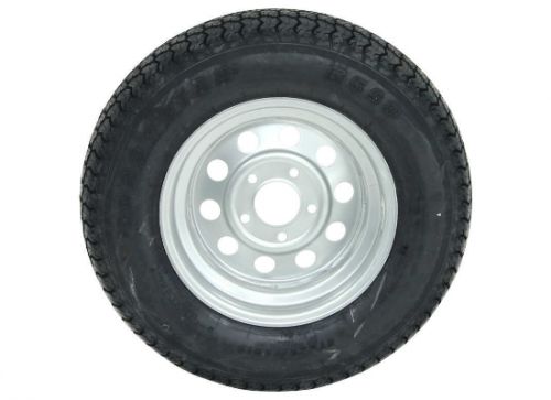 Loadstar ST205/75D15 Bias Trailer Tire w/ 15" Silver Mod Wheel - 5 on 5, US $122.82, image 3