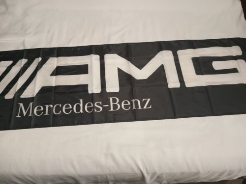 Mercedes Flag Benz AMG Banner 20x120in Wall Hanging Tapestry for Garage Black, US $19.95, image 5