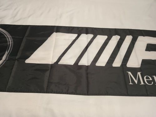 Mercedes Flag Benz AMG Banner 20x120in Wall Hanging Tapestry for Garage Black, US $19.95, image 7