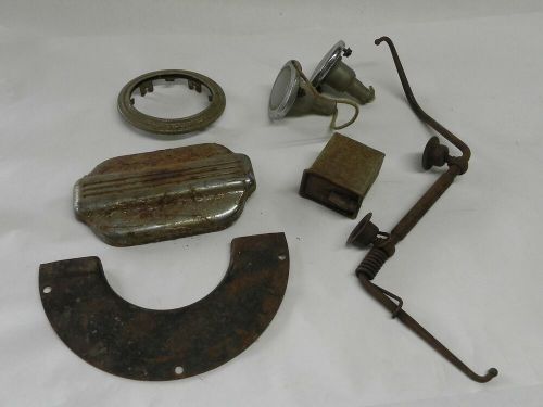 1936 CHRYSLER VINTAGE ANTIQUE ORIGINAL USED PARTS LOT OF INTERIOR LIGHTS LINKAGE, US $74.97, image 8