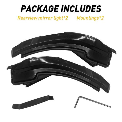 For Ford Mustang S550 2015-2020 LED Side Mirror Lamp Turn Signal Light Blinker V, US $32.99, image 3