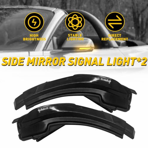 For Ford Mustang S550 2015-2020 LED Side Mirror Lamp Turn Signal Light Blinker V, US $32.99, image 6