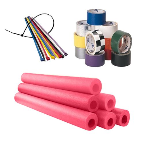 Foam Roll Bar / Cage Padding Installation Kit, Red, US $50.99, image 5