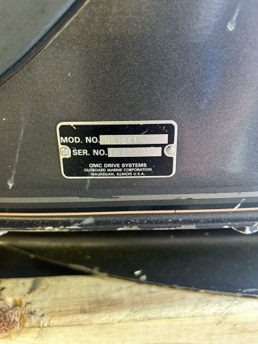 OMC Cobra 3.0 L outdrive Stern out drive FRESH WATER 983841, US $1,400.00, image 3