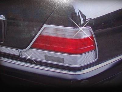 Mercedes w140 95-99 chrome taillight tail light trim s320 s500 s600 s s420