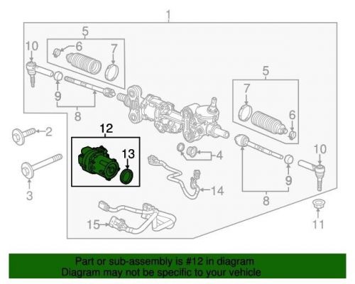 NEW OEM GM Power Steering Assist Motor 23231311 Silverado Sierra 2014-2016, US $497.75, image 3