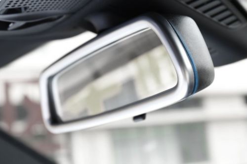 For Mercedes-Benz GLC 2016-2021 Matte Silver Interior Rearview Mirror Decor Trim, US $23.34, image 5