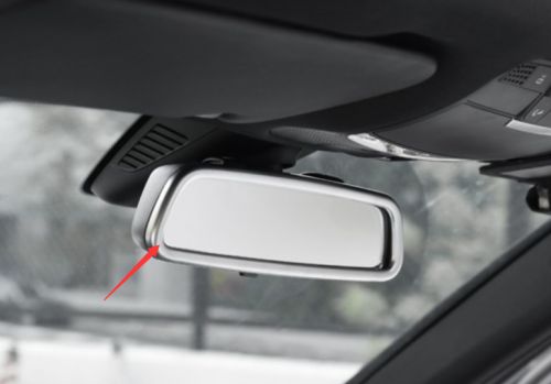 For Mercedes-Benz GLC 2016-2021 Matte Silver Interior Rearview Mirror Decor Trim, US $23.34, image 6