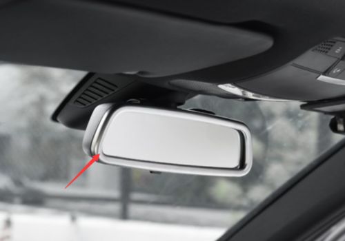 For Mercedes-Benz GLC 2016-2021 Matte Silver Interior Rearview Mirror Decor Trim, US $23.34, image 13