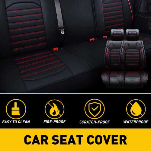Waterproof Leather PU Seat 5 Car Seat Covers Custom 2008-2022 For Toyota Tundra, US $99.99, image 10