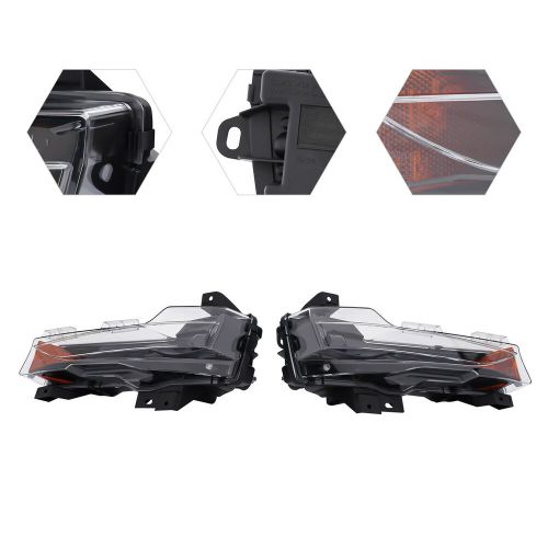 Fit for 2017-2023 tesla model 3 y front left+right fog lights lamp driving light