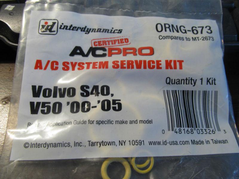 A/c service kit - volvo s40 '00 to '05 -interchanges with mt2673