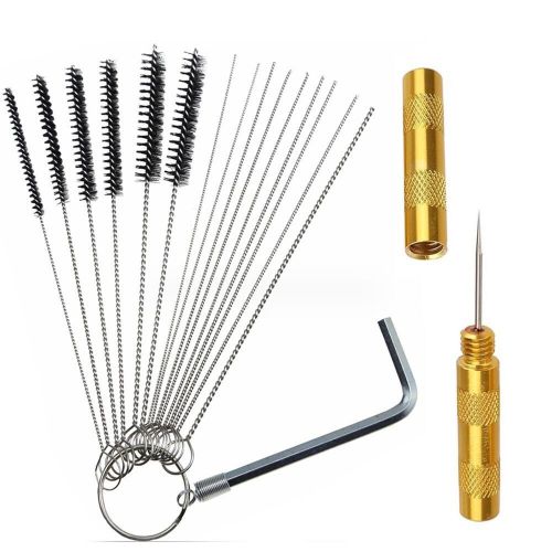 Airbrush Cleaning Needles and Carburetor Brushes for Automotive Repair, US $10.32, image 9