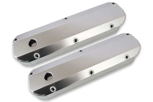 6843g mr. gasket fabricated aluminum valve covers - silver