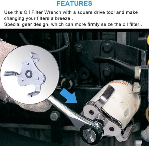 Universal Adjustable Oil Filter Wrench From 2-1/2 inch to 4.5 inch Oil Filter Wr, US $10.25, image 3