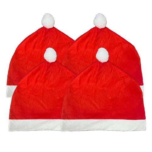 Decorative 4 Pack Santa Claus Hat Car Seat Headrest Covers for Christmas Joy, US $17.85, image 11