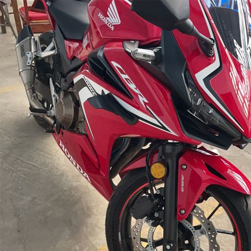 Motorcycle Winglet Side Spoilers Air Deflector Wing Plastic Matte Black, US $14.99, image 2