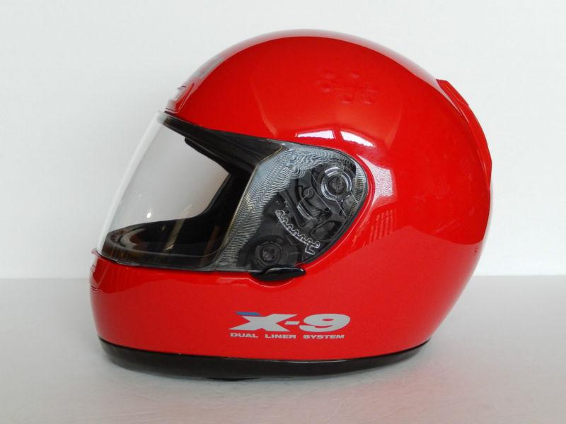 Shoei Helmet X-9 Medium Solid Red Mint Dot certified full face street Helmet, US $129.71, image 3