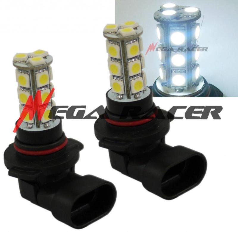Led h10 9140 9145 bright white 6000k headlight 18 smd bulbs #d24 au12 fog lamp