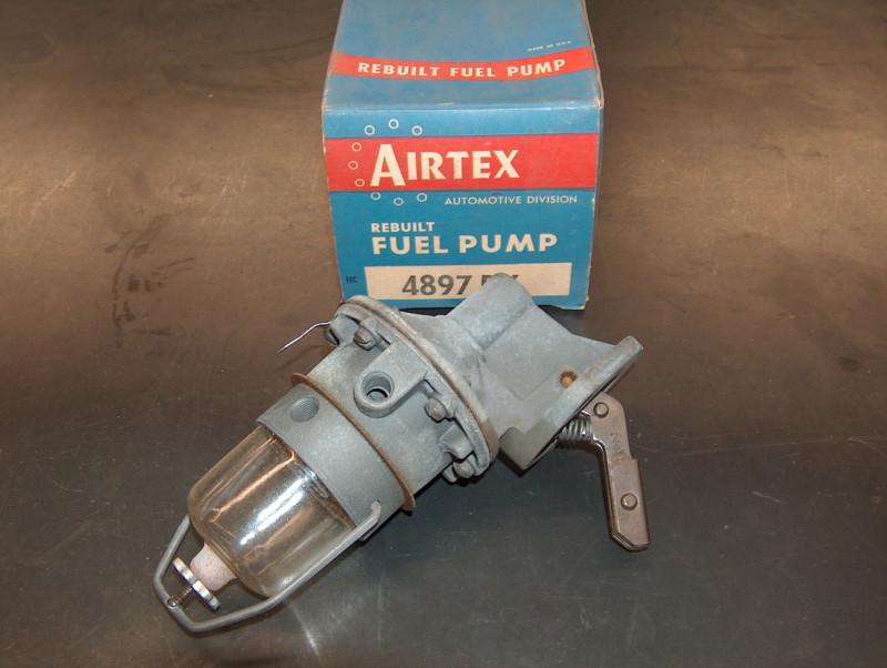 Reman 1960-1961 mercury ford mechanical fuel pump airtex 4897 comet falcon 