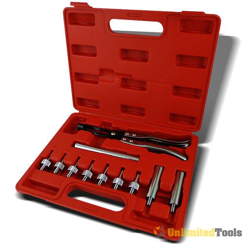 12pc valve stem seal / seating tool remover and installer pliers set seater  new