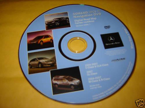 2005 2006 2007 mercedes-benz navigation dvd c clk ml r gl class 2006.1 version