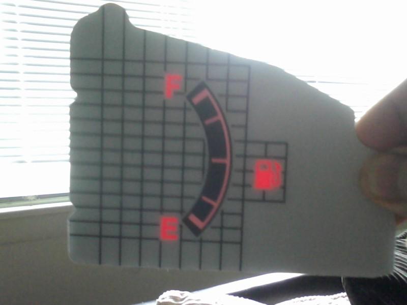 Toyota Tacoma 95-99 white face gauge without tach.. will glow with dash light.., US $12.00, image 2