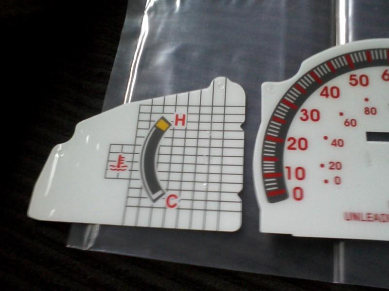 Toyota Tacoma 95-99 white face gauge without tach.. will glow with dash light.., US $12.00, image 3