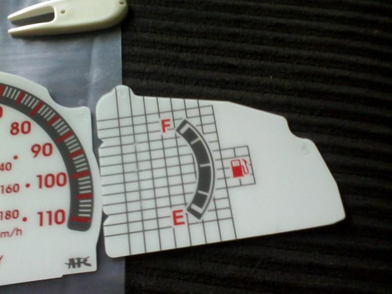 Toyota Tacoma 95-99 white face gauge without tach.. will glow with dash light.., US $12.00, image 4