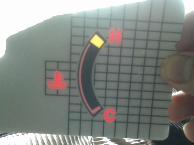 Toyota Tacoma 95-99 white face gauge without tach.. will glow with dash light.., US $12.00, image 5