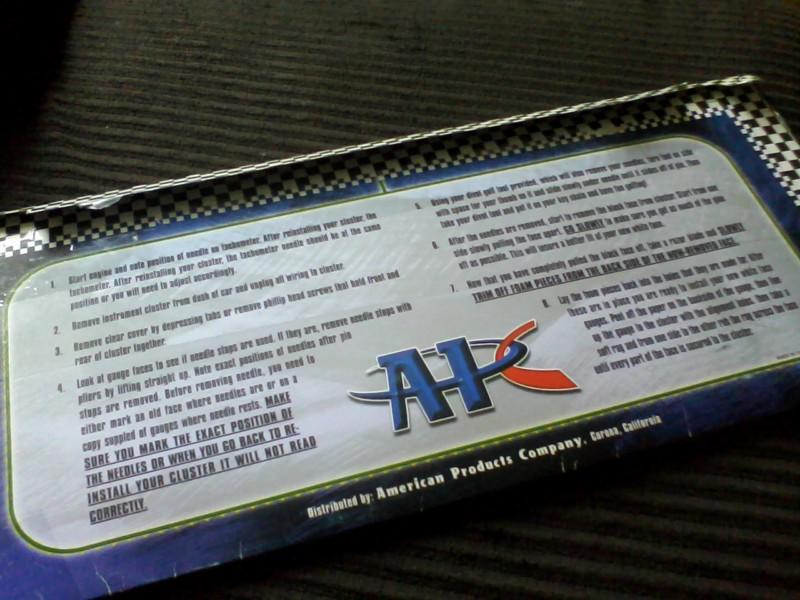 Toyota Tacoma 95-99 white face gauge without tach.. will glow with dash light.., US $12.00, image 9