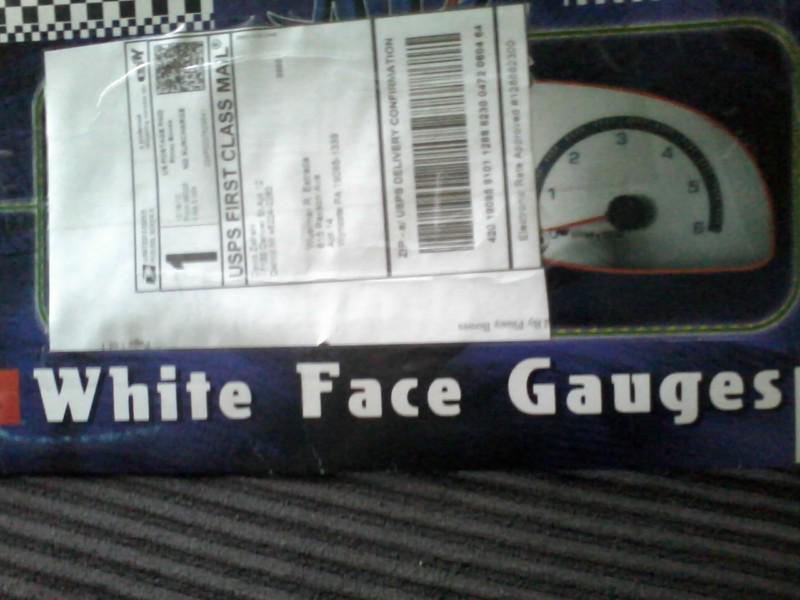 Toyota Tacoma 95-99 white face gauge without tach.. will glow with dash light.., US $12.00, image 10