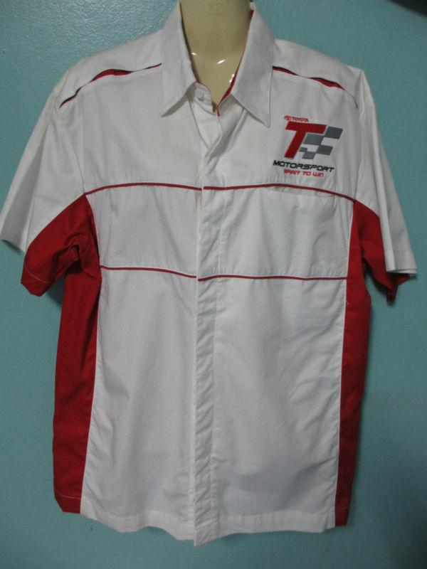 Toyota motor sport t-shirt : white red