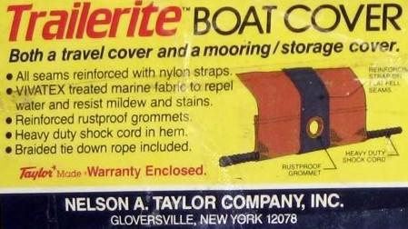 TaylorMade Trailerite Storage Mooring Boat Cover 13ft V-Hull Fishing Boat, US $79.99, image 3