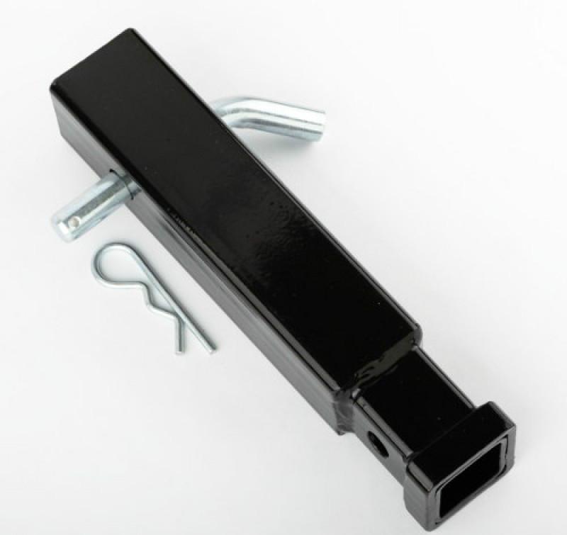 2" to 1-1/4" tow hitch adapter reducer extend trailer receiver towing 10-1/2" 