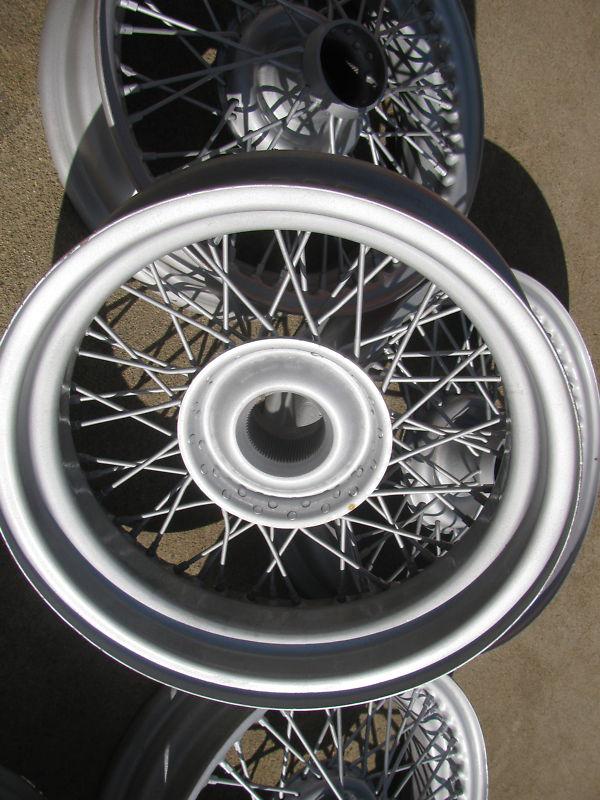 Austin Healey/ MGA/Triumph TR2/TR3/TR4/ Refurbished15x4inchWire Wheels, US $400.00, image 3
