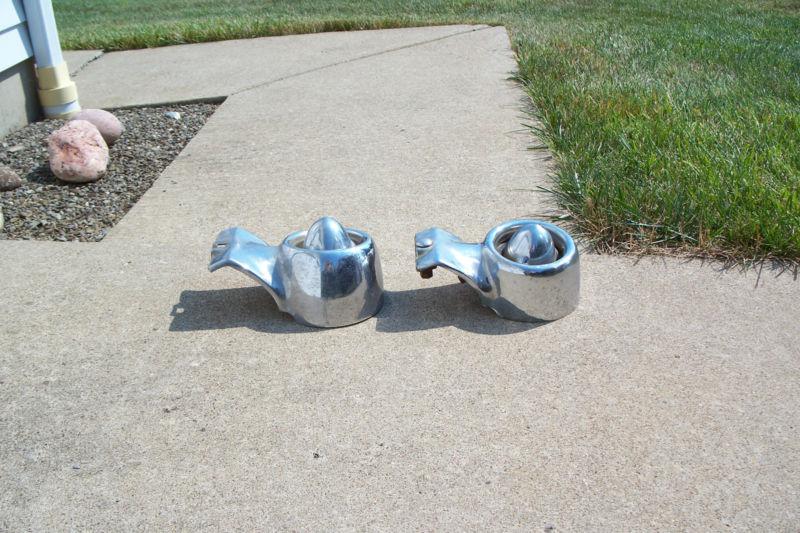 1955-1956 Thunderbird Front Bumperettes - NO damage. Need Replating for Show, US $350.00, image 3