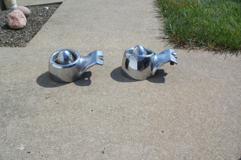 1955-1956 Thunderbird Front Bumperettes - NO damage. Need Replating for Show, US $350.00, image 4