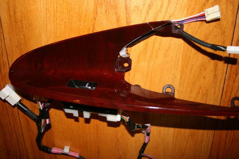 Oem lexus gs350 gs300 gs450 right rear window switch door with harness 06-11