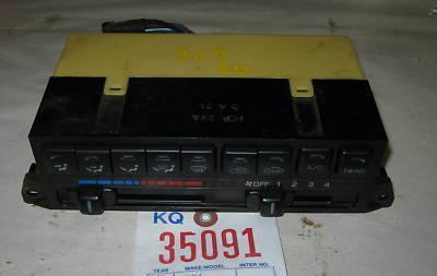Mazda 93-94 626 temperature/heater control black 1994 1993