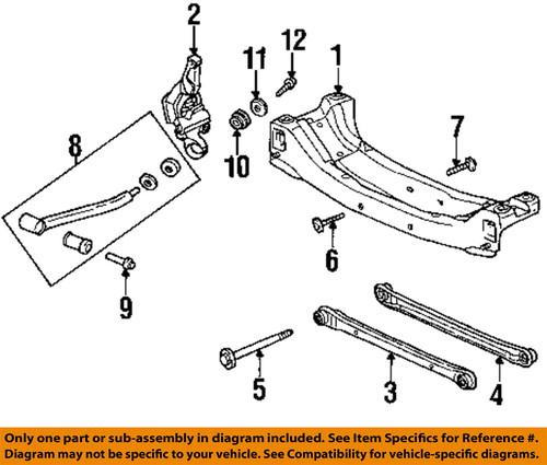 Gm oem 22650696 rear suspension-trailing arm washer
