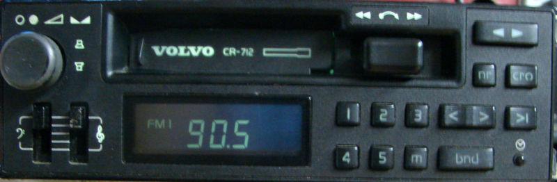 Volvo cr-712 am fm cassette factory radio rare find!