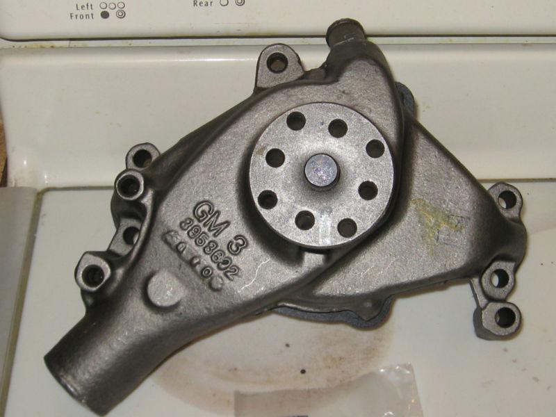 Buy 1970 Z28 CAMARO LT1 350 GM WATER PUMP 3953692 692 Dated July 1970