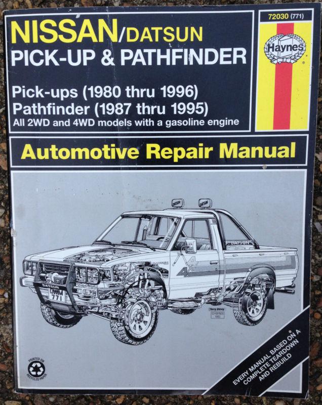 1980 1981 - 1993 1994 1995 1996 nissan datsun truck pathfinder repair manual