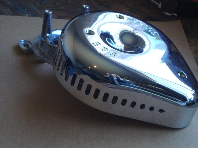 S&s desperado vented air cleaner cover & backing plate super e/g big twin  