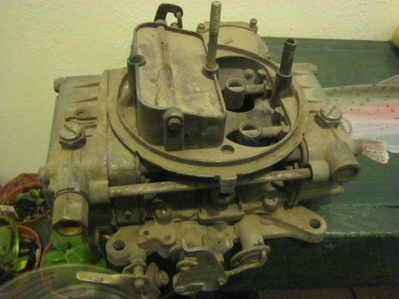 Buy Holley Carburetor Carb 600 cfm 18501 Manual Choke needs rebuild