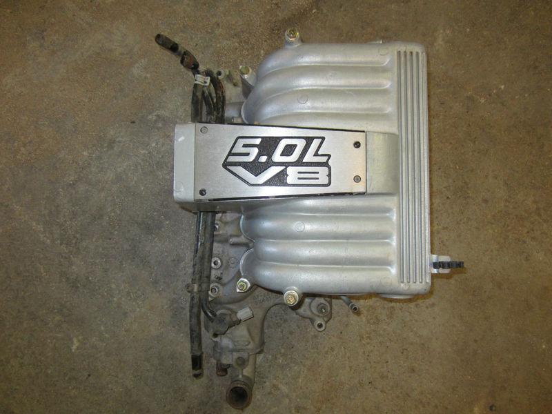 87-93-95 mustang gt40 explorer egr upper lower intake w/ cobra stock style gt 40