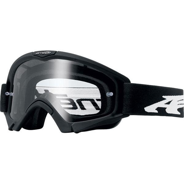 Buy Matte Black/Clear Lens Mini Series Youth MX Goggles in San Bernardino, California